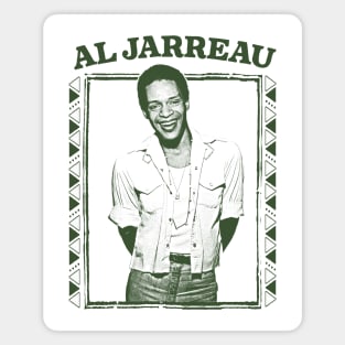 Al Jarreau / Vintage Style Fan Design Magnet